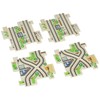 Masudaya Corporation Panel World Expansion Panel, Straight & Cross, Set