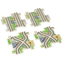 Masudaya Corporation Panel World Expansion Panel, Straight & Cross, Set of 2 Each