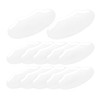 WOONEKY 50pcs Haircut Eye Shields Transparent Salon Visor Protector Comfortable