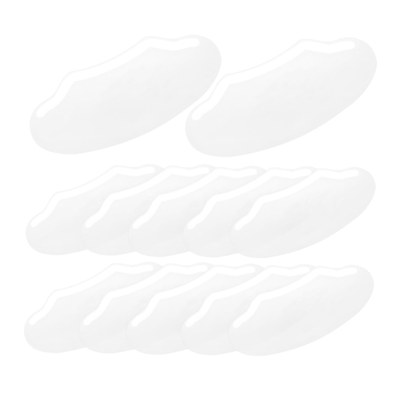 WOONEKY 50pcs Haircut Eye Shields Transparent Salon Visor Protector Comfortable
