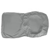 BTSKY 2 Pack Grey Bar Stools Slipcovers with Backrest Cover