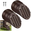 Gutter Downpipe Leaf Guard Gutter Guard (Brown)