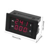 LED Digital Display AC 100~300V Voltmeter 0-100A Ampere Meter(Red red)