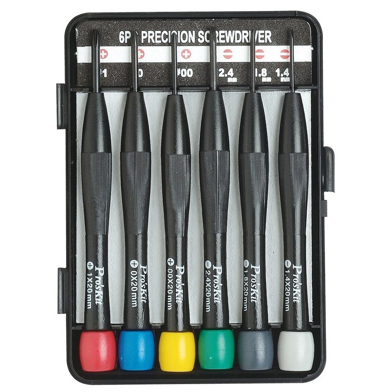 Set of 6 Screwdrivers for Electronic Kit and Screwdriver Set