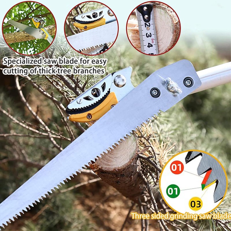 xixi-home 4.6-9.8 Ft Cut and Hold Pruners Long Reach Pole