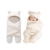 Manta con Capucha de Oso para Bebé, Saco para Dormir
