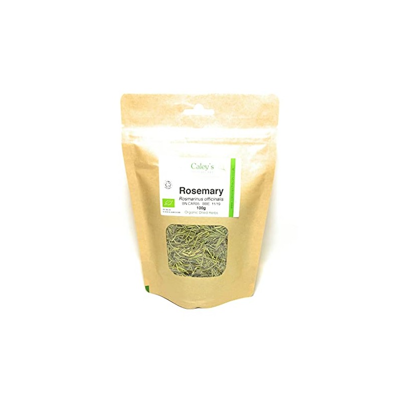 Organic Rosemary Dried Herb (Rosmarinus officinalis) (100g)