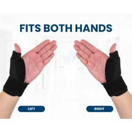 DS. DISTINCTIVE STYLE 2 Pieces Thumb Brace for Arthritis Pain and Support - Breathable Comfort Thumb Splint Right Hand Left Hand - Wrist Brace with Thumb Support for Carpal Tunnel Trigger Finger Tendonitis Sprains