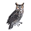 Great Horned Owl Iron On Embroidered Applique Patch