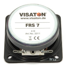 MicroMaker Visaton 6.5 cm (2.5 Inch) Full Range Speaker, FRS 7-4 Ohm, Item No. 2011