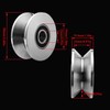 Sliding Gate Rollers Stainless Steel V Groove Wheel Heavy Duty