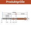 Wjelet 1 x K1C Nozzle, Quick-Swap 3D Printer Nozzle Kit,