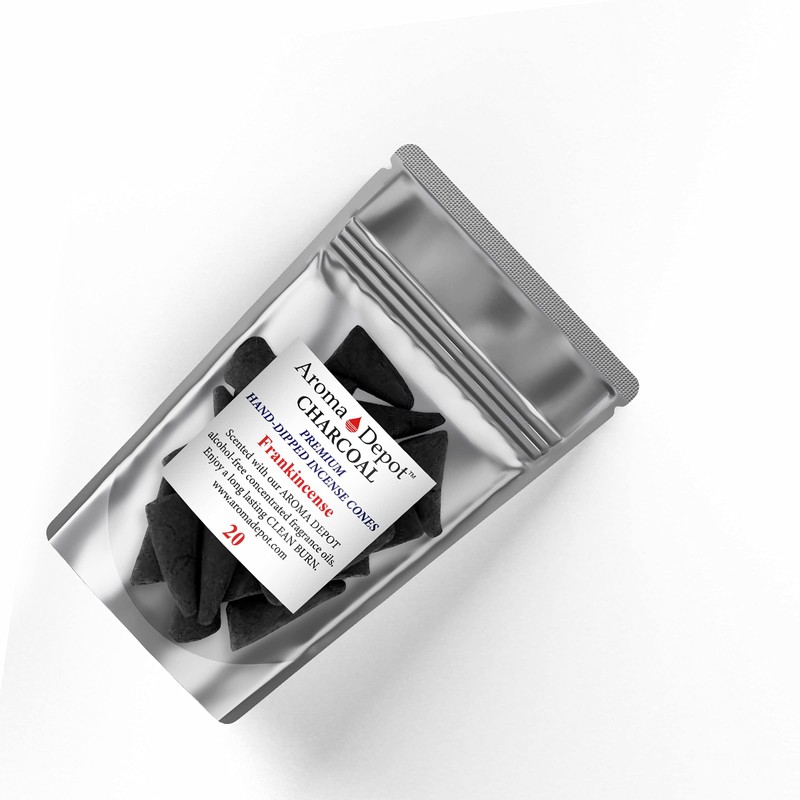 1'' Frankincense Incense Charcoal Cones (20 Pack)