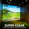 Aikeec Golf Simulator Impact Screen: 7mm Thickened Ultra-Clear Hitting Screen