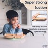 Moon and Moo Hippo Bamboo Suction Plate for Kids, Toddlers