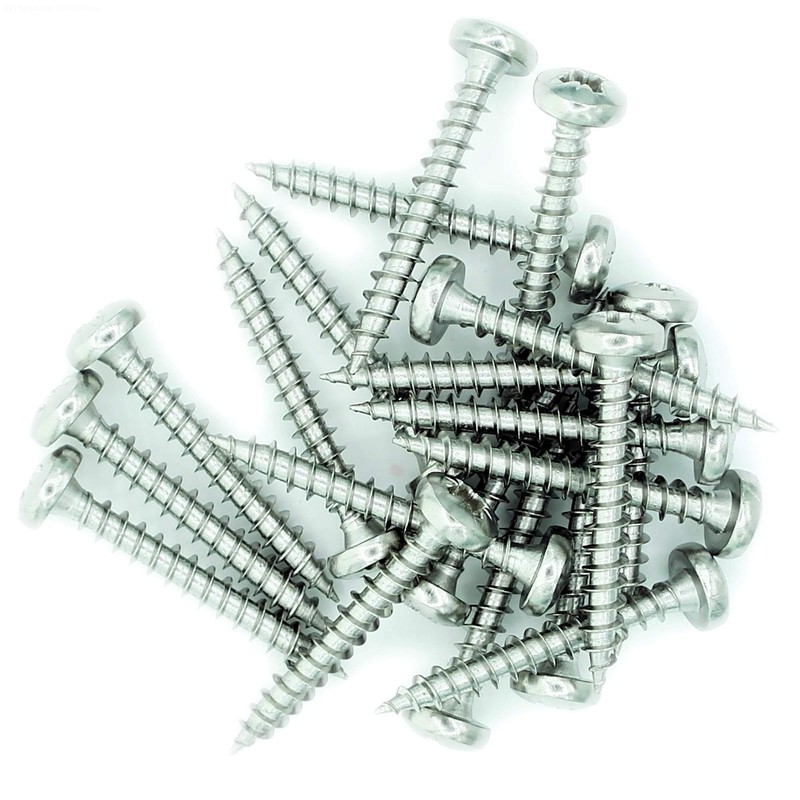 No.5 x 0.8 (3.5mm x 20mm) Pozi Pan Chipboard Screw