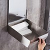 Comercial Paper Towel Dispenser Wall Mount, Brushed Stainless Steel Hand