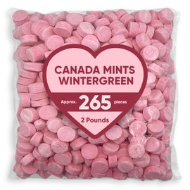 Canada Mints Pink Wintergreen Bulk Gifts For Mother's Day - 2 Pounds Approx 265 Pink Candy Melts - Perfect For Mother's Day Gift Baskets For Mom