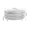 3PCS Fryer Rack Set 304 Stainless Steel Stackable Multi Layer
