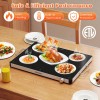 Electric Food Warmer with Adjustable Temperature Control and Overheat Protection