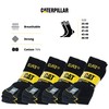 Caterpillar Men's Real Work Socks, 12 Pairs Black