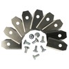 vhbw 9 x Replacement Blades Compatible with Gardena Smart Sileno
