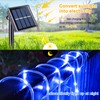 JMEXSUSS 2 Pack 100 LED Solar Rope Lights, IP65 Solar