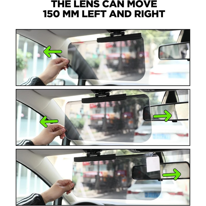 iolory Car Visor Extender,Car Visor Extender Sun Blocker,Universal Anti-Glare Polarized