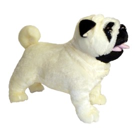 Adore 12" Misfit The Pug Dog Plush Stuffed Animal Toy with Farting Sound