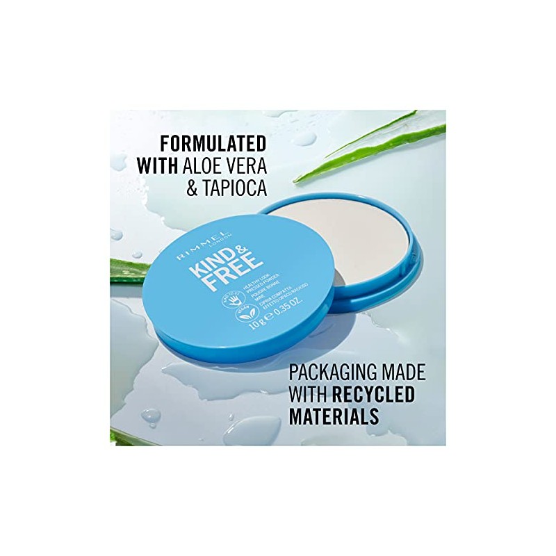 Rimmel Kind + Free Natural Finish Pressed Powder, Medium 030