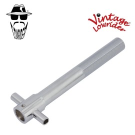 F&R Original Lowrider Bike 7-1/2" Long Spring Fork Steering Tube 21.1mm Chrome