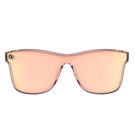 Blenders Eyewear Millenia X2 – Polarized Sunglasses – Flat, Mirrored Lens, Tough Frames – 100% UV Protection – For Men & Women – Citrus Blast