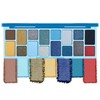 LIANGNISHI 16 Colors Full Glitter Eyeshadow Palette, Pearlescent Diamond, Multicolor