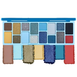 LIANGNISHI 16 Colors Full Glitter Eyeshadow Palette, Pearlescent Diamond, Multicolor Glass Smoke, Multi-Purpose European and American Style-05#