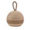 PEMAR Natural Wicker Door Stopper with Handle, Rustic Farmhouse Decorative