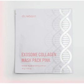Dr.REBORN EXOSOME Collagen Mask Pack Pink 41g/1.44 Oz X 4 Ea. Made In Korea