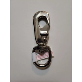 Volt 3 1/2 Clasp/snap Hook with 3/4" Round Swivel eye. Zinc SWL 120 Quick connnect