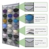 Unjumbly Baseball Hat Rack, 24 Pocket Over-The-Door Hat Organizer with