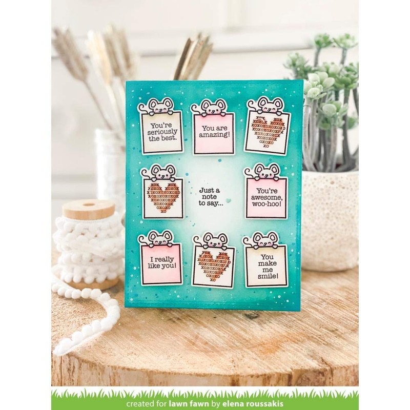 Lawn Fawn Clear Stamps Love Poems LF2167