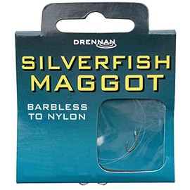 Drennan Silverfish Maggot Hooks To Nylon - Size 22 to 1lb 10oz