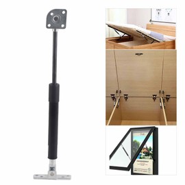 Fafeicy 500N High Performance Gas Spring Hydraulic Rod Mechanical Gas Spring Center Distance 290mm Stroke 100mm for Flip Cover (500N) (1)