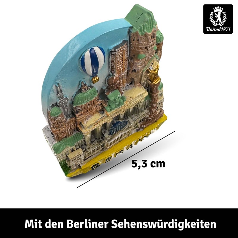 United1871 Berlin Souvenirs 3D Magnet Berlin Fridge Magnet