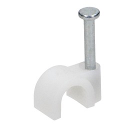 Miratic Cable Holder Wall - High-Quality Cable Attachment Wall Ideal as Cable Holder and Cable Clips for Organised and Clean Cable Management Set of 100 (Diameter 10 mm)