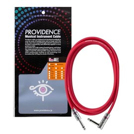 Providence LE501 Shielded Cable 1m S/L Plug (Straight/L Type), Red