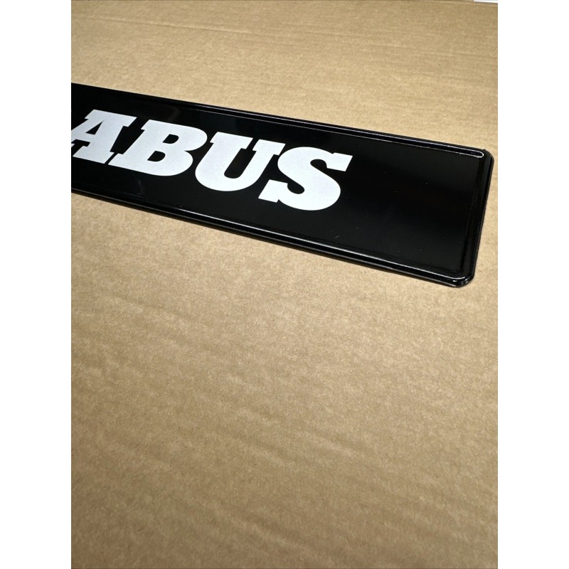 Brabus Logo Euro License Plate Made By Brabus in Germany