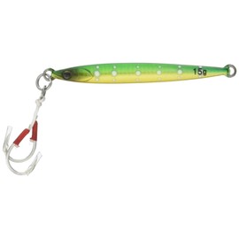 JACKALL Metal Jig, Big Backer, JIG/SLIDE STICK 0.5 oz (15 g), Glickin/Glow Dot