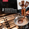Zanetti - Juego de 5 Utensilios de Cocina de Madera