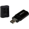 StarTech.com USB Audio Adapter - USB auf Soundkarte in Schwarz