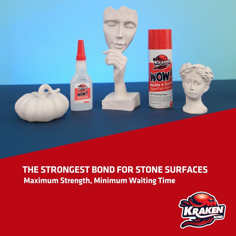 Kraken Bond Wow Marble & Granite CA Glue with Activator