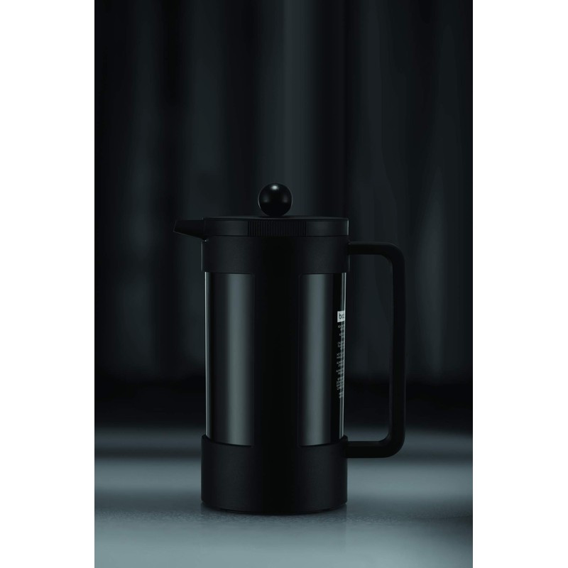 Bodum Bean Sustainable French Press Coffee Maker, 34 Ounce, Black